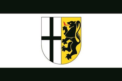 Aufkleber Fahne Flagge Rhein Kreis Neuss in verschiedene Größen