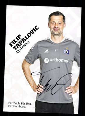 Filip Tapalovic Autogrammkarte Hamburger SV 2021-22 Original Signiert