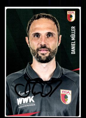 Daniel Müller Autogrammkarte FC Augsburg 2020-21 Original Signiert