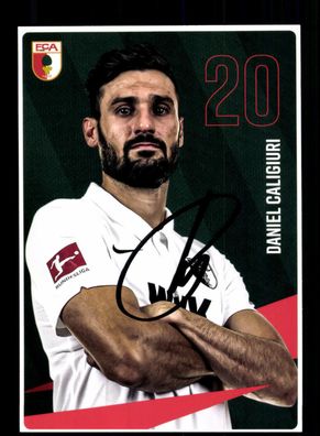 Daniel Caligiuri Autogrammkarte FC Augsburg 2020-21 Original Signiert