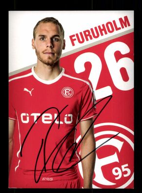 Timo Furuholm Autogrammkarte Fortuna Düsseldorf 2013-14 Original Signiert