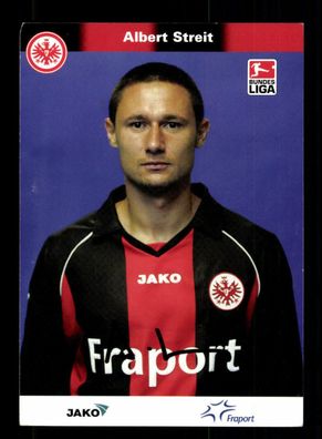Albert Streit Autogrammkarte Eintracht Frankfurt 2006-07 Original Signiert