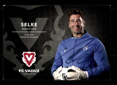 Sebastian Selke Autogrammkarte FC Vaduz Original Signiert