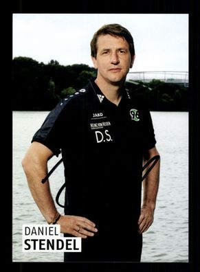 Daniel Stendel Autogrammkarte Hannover 96 2016-17 Original Signiert