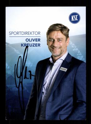 Oliver Kreuzer Autogrammkarte Karlsruher SC 2017-18 Original Signiert