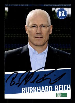 Burkhard Reich Autogrammkarte Karlsruher SC Amateure 2006-07 Original Signiert