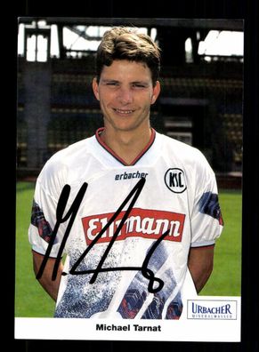 Michael Tarnat Autogrammkarte Karlsruher SC 1994-95 Original Signiert