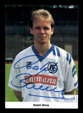 Ralph Barny Autogrammkarte Karlsruher SC 1992-93 Original Signiert