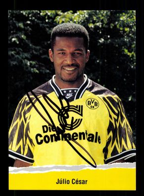 Julio Cesar Autogrammkarte Borussia Dortmund 1994-95 Original Signiert