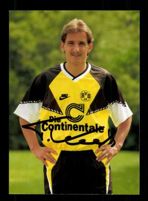 Thomas Kroth Autogrammkarte Borussia Dortmund 1990-91 Original Signiert