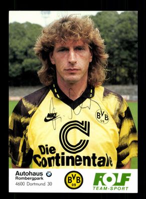 Michael Schulz Autogrammkarte Borussia Dortmund 1992-93 Original Signiert