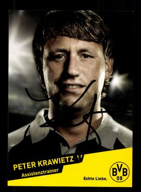 Peter Krawietz Autogrammkarte Borussia Dortmund 2010-11 Original Signiert