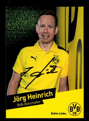 Jörg Heinrich Autogrammkarte Borussia Dortmund 2014-15 Original Signiert