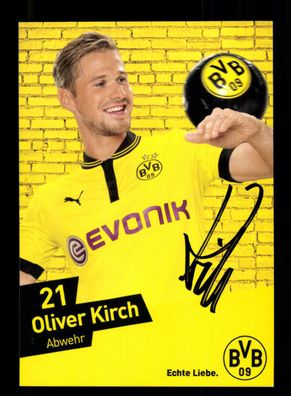 Oliver Kirch Autogrammkarte Borussia Dortmund 2012-13 Original Signiert