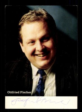 Ottfried Fischer seltene Autogrammkarte 80er Jahre Original Signiert # BC 191723
