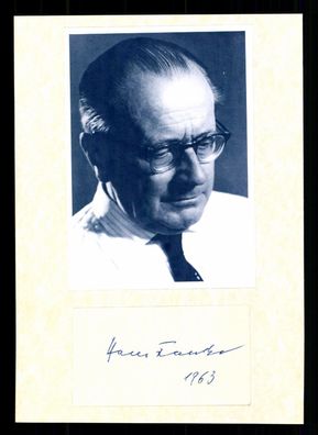 Hans Franke 1893-1964 Schriftsteller Original Signiert ## BC G 37269