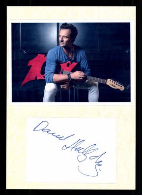 David Hallyday Musik Original Signiert ## BC G 37338