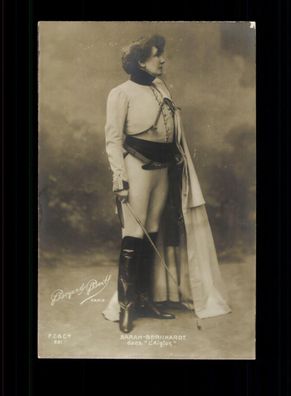 Sarah Bernhardt Postkarte 20er Jahre ohne Unterschrift ## BC 191841