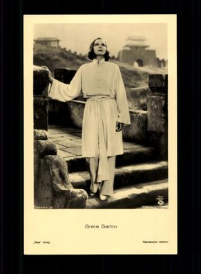 Greta Garbo ROOS Postkarte ohne Unterschrift ## BC 191860