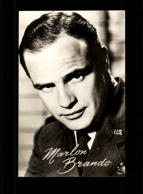 Marlon Brando Postkarte ohne Unterschrift ## BC 191890