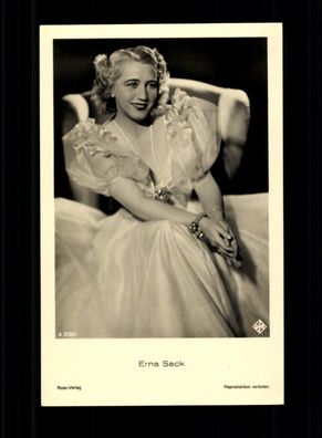 Erna Sack Ross Postkarte ohne Unterschrift # BC 191934