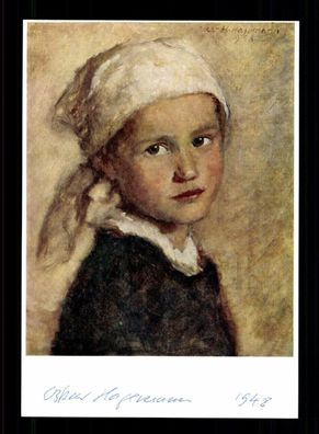 Oskar Hagemann 1888-1984 Maler Kunstpostkarte Original Signiert # BC 191971