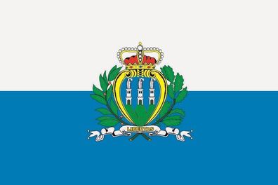 Aufkleber Fahne Flagge San Marino in verschiedene Größen