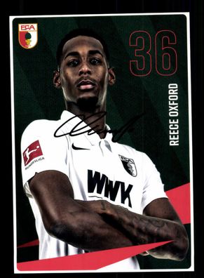 Reece Oxford Autogrammkarte FC Augsburg 2020-21 Original Signiert