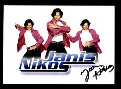 Janis Nikos Autogrammkarte Original Signiert ## BC 191639