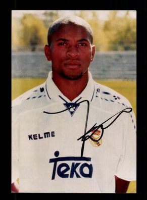 Ze Roberto Foto Real Madrid 1996-97 Original Signiert