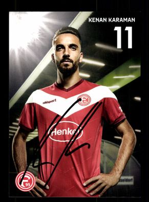 Kenan Karaman Autogrammkarte Fortuna Düsseldorf 2018-19 Original Signiert