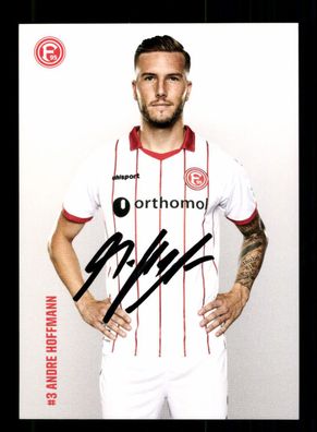 Andre Hoffmann Autogrammkarte Fortuna Düsseldorf 2017-18 Original Signiert