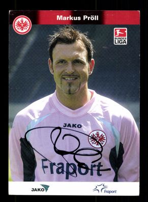 Markus Pröll Autogrammkarte Eintracht Frankfurt 2005-06 Original Signiert