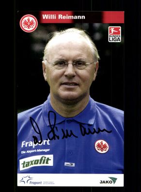 Willi Reimann Autogrammkarte Eintracht Frankfurt 2003-04 Original Signiert