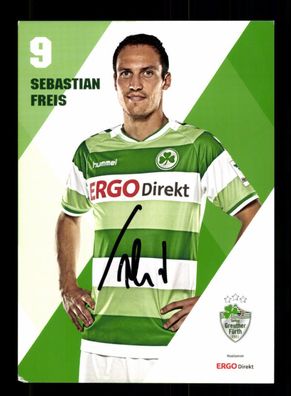 Sebastian Freis Autogrammkarte SpVgg Greuther Fürth 2015-16 Original Signiert