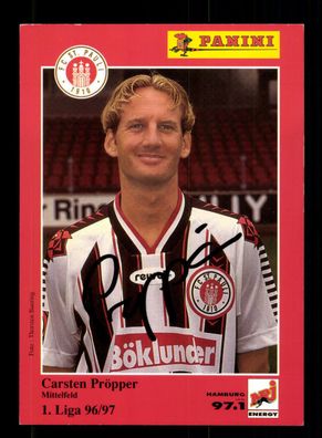 Carsten Pröpper Autogrammkarte FC St. Pauli 1996-97 Original Signiert