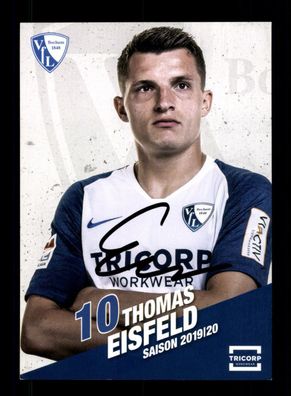 Thomas Eisfeld Autogrammkarte VfL Bochum 2019-20 Original Signiert