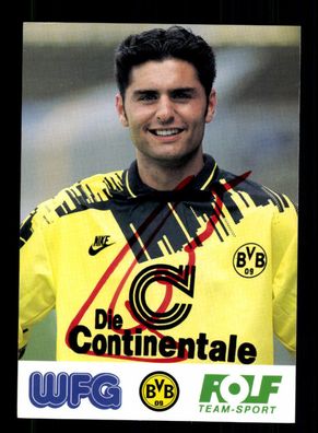 Thomas Franck Autogrammkarte Borussia Dortmund 1993-94 Original Signiert