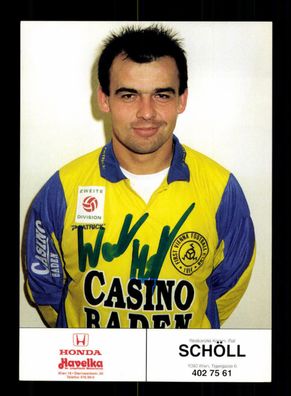 Manfred Wachter Autogrammkarte First Vienna FC 1997-98 Original Signiert