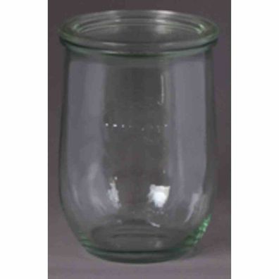Tulpe-Glas "Cucinare" Rundrand 1,0 l Weck-Glas, Rundrand-Deckel