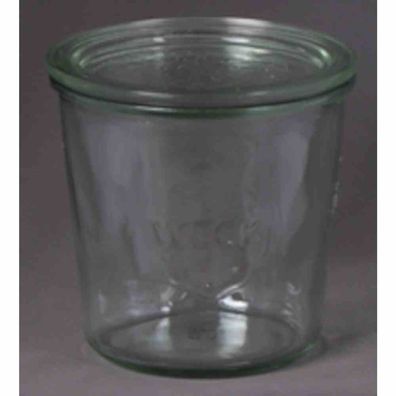 Sturz-Glas "Cucinare" Rundrand 580 ml Weck-Glas, Rundrand-Deckel