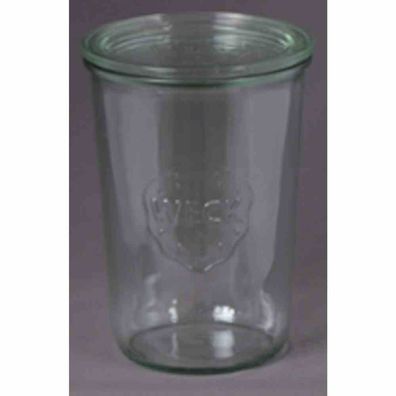 Sturz-Glas "Cucinare" Rundrand 850 ml Weck-Glas, Rundrand-Deckel