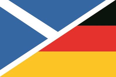 Aufkleber Fahne Flagge Schottland-Deutschland verschiedene Größen