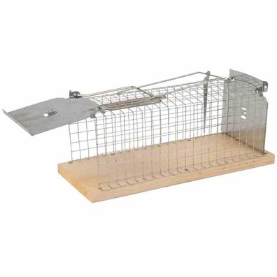 Ratten-Lebendfalle Gardigo Käfig mit Handgriff für einfache Einstellung der Falle