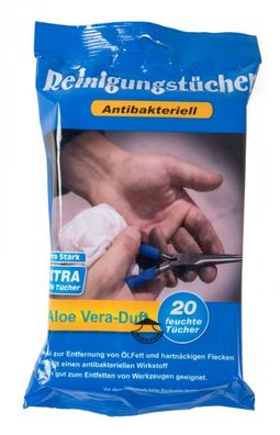 Reinigungstücher antibakteriell mit Aloe Vera Duft Feuchttücher Putztücher
