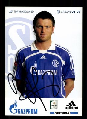 Tim Hoogland Autogrammkarte FC Schalke 04 2006-07 2. Karte Original Signiert