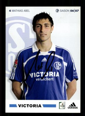 Mathias Abel Autogrammkarte FC Schalke 04 2006-07 1. Karte Original Signiert