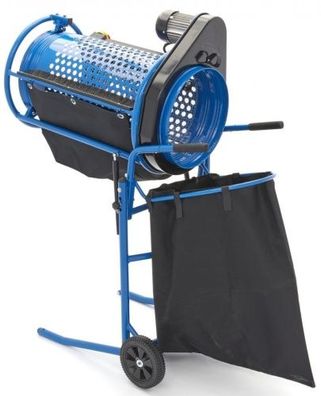 Rollsieb Ø375mm 45U/ min 360W Kompostsieb Gartensieb Trommelsieb Sandsieb Erdsieb