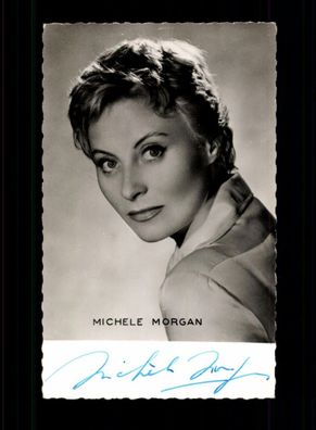 Michele Morgan 1920-2016 Autogrammkarte Original Signiert ## BC 191793