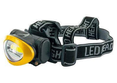 Schwaiger LED Stirnlampe (neigbar, 3 Modi, IPx4)